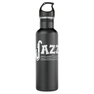 Jazz Music - Cute Saxophone Player Outfit Jazz Mus 710 Ml Water Bottle
