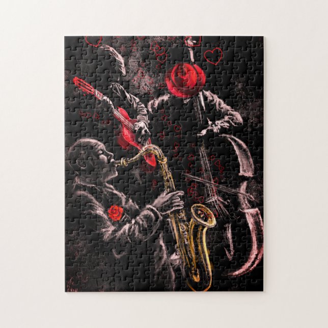 Jazz Music Jigsaw Puzzle (Vertical)