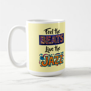 Jazz music lover coffee mug