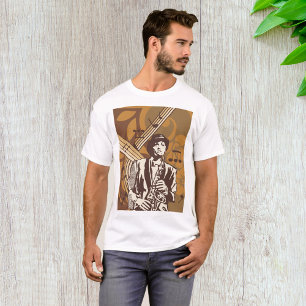 Jazz Musician with Saxophone T-Shirt