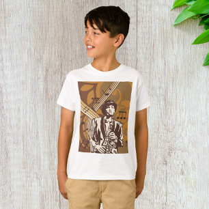 Jazz Musician with Saxophone T-Shirt