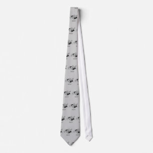 JAZZ musician with trumpet and musical notes Tie