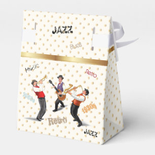 Jazz Musicians Retro Music Blues Vintage ART Paint Favor Box