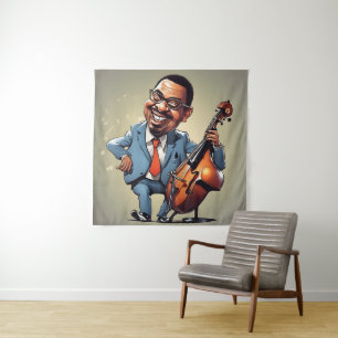 jazz musicians tapestry