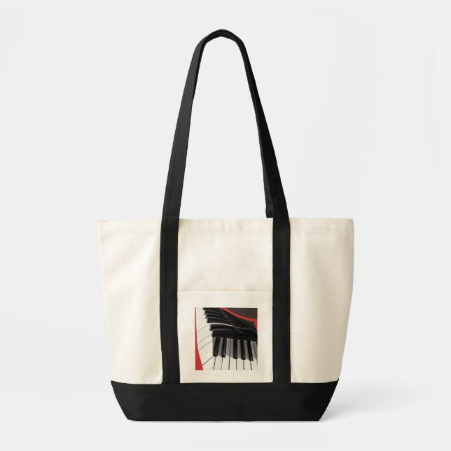 Jazz Piano Tote Bag (Front)