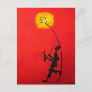 Jazz Postcard