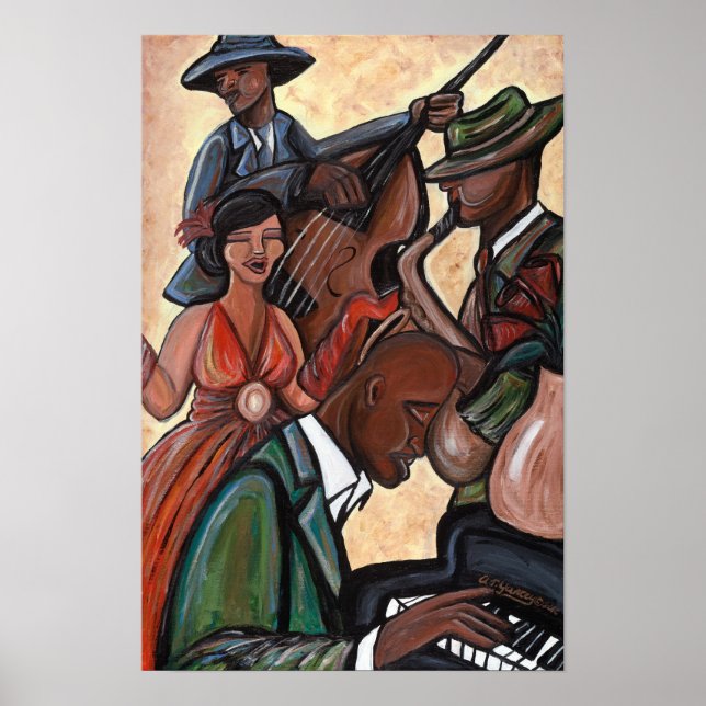 Jazz Quartet Poster (Front)