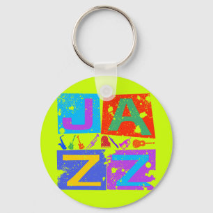 JAZZ RETRO KEYCHAIN