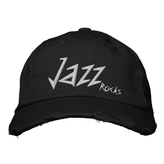 Jazz Rocks Embroidered Hat (Front)