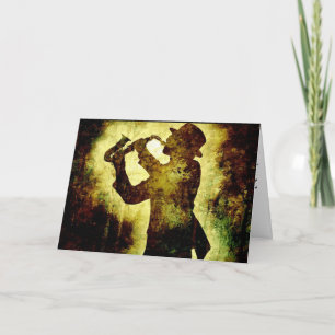 JAZZ SAX0PHONE BIRTHDAY CARDS
