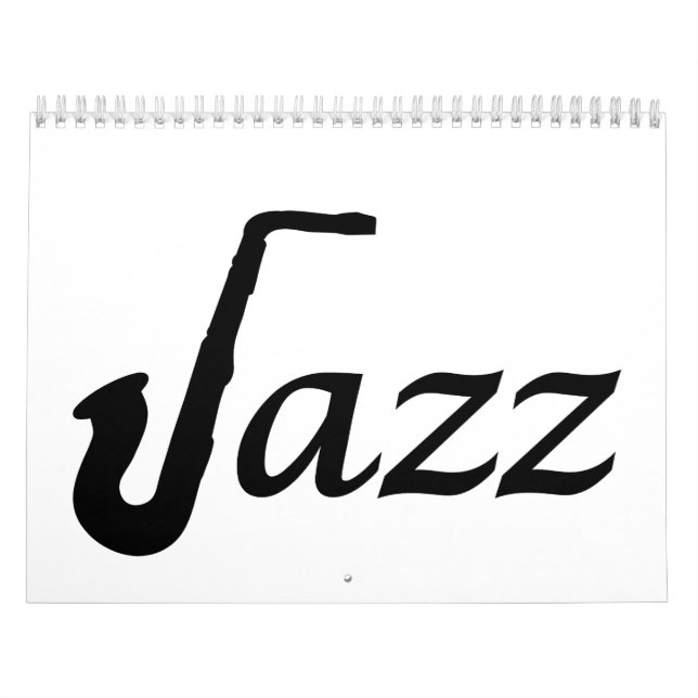 Jazz Saxophone Calendar (Cover)