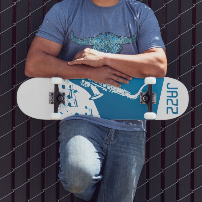 Jazz Saxophone Skateboard (Outdoor 3)