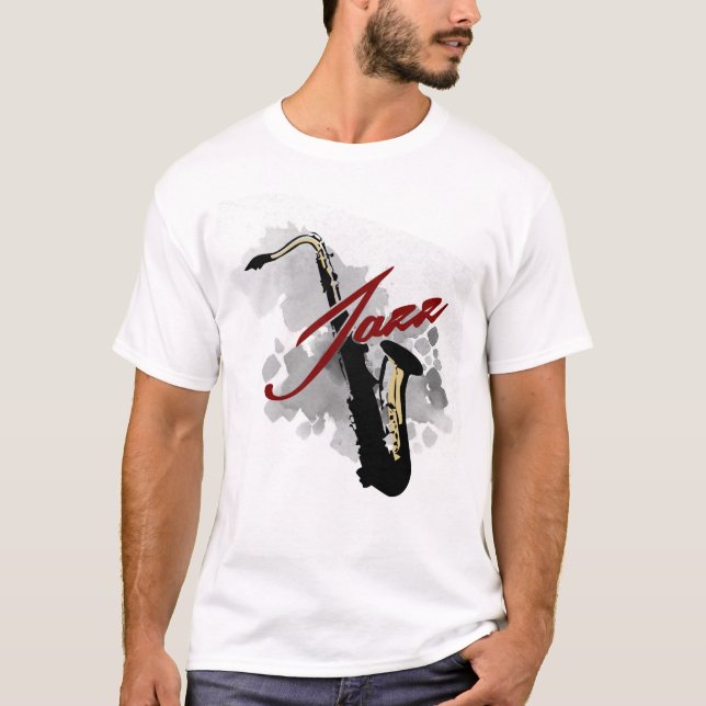 Jazz Saxophone T-Shirt (Front)
