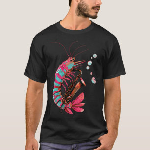 Jazz Shrimp â€“ Underwater Saxophone Solo T-Shirt