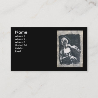jazz singer business card