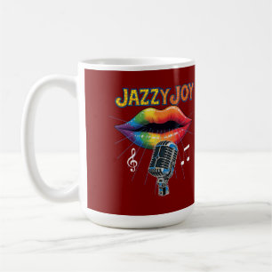 jazz singer coffee mug