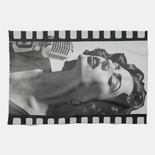 Jazz Singer Kitchen Towel
