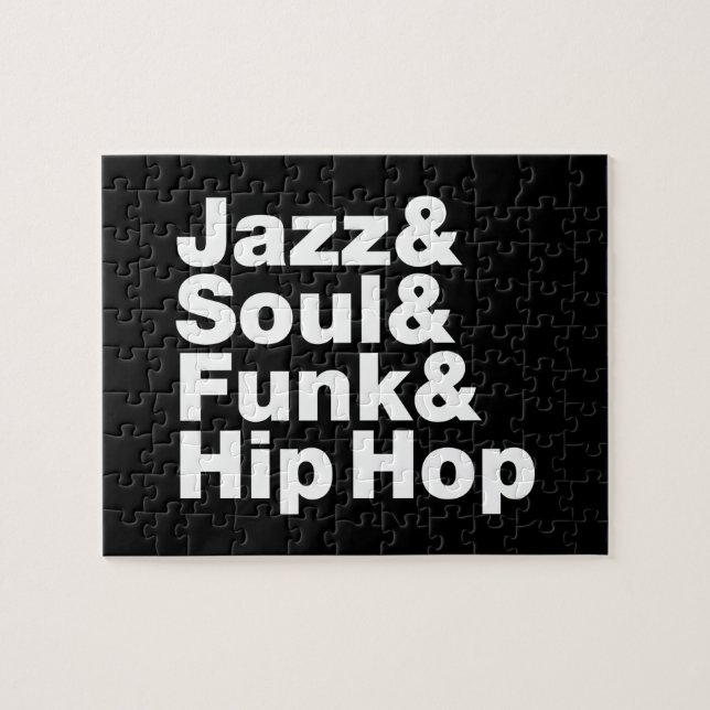 Jazz & Soul & Funk & Hip Hop Jigsaw Puzzle (Horizontal)