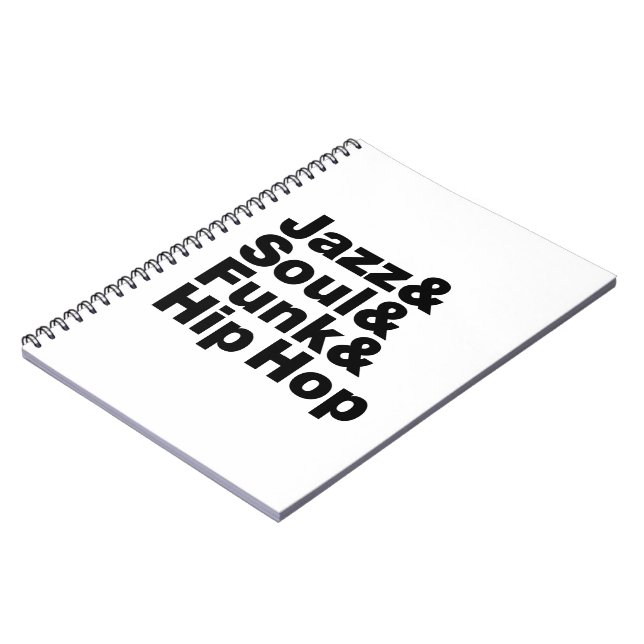 Jazz & Soul & Funk & Hip Hop Notebook (Left Side)