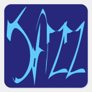 Jazz Square Sticker