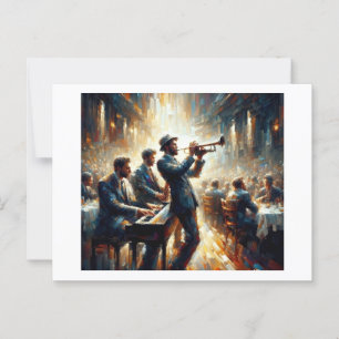 Jazz Trio, Postcard
