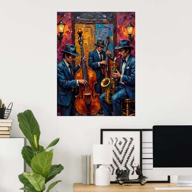 Jazz Trio Poster (Home Office)