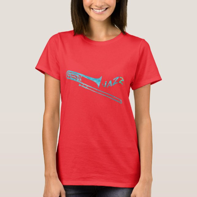 Jazz Trombone T-Shirt (Front)