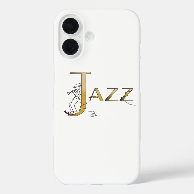 Jazz Trumpet Gold Phone Case (Back)