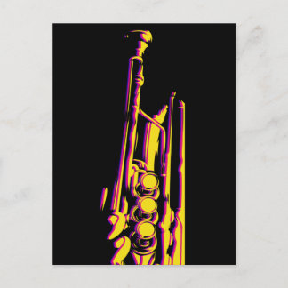 Jazz Trumpet Player Postcard