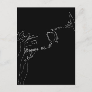 Jazz Trumpet Postcard