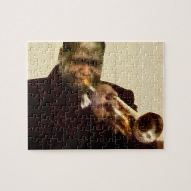 Jazz Trumpeter Jigsaw Puzzle (Horizontal)