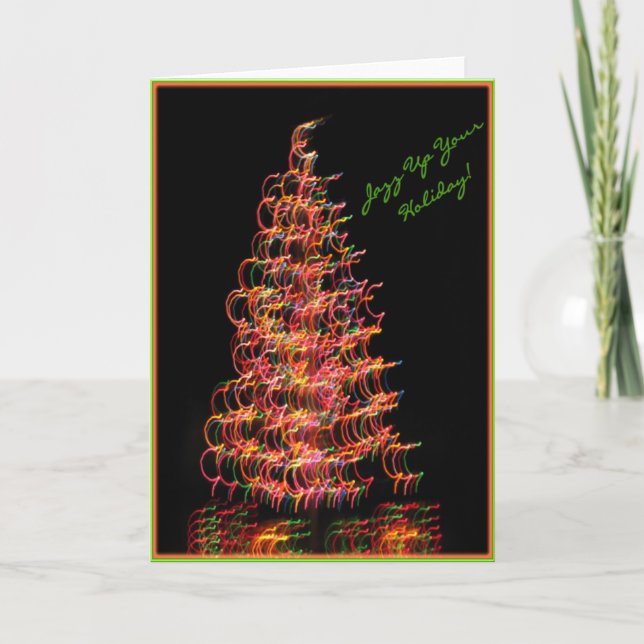 Jazz Up Your Holiday! Christmas Card (Front)