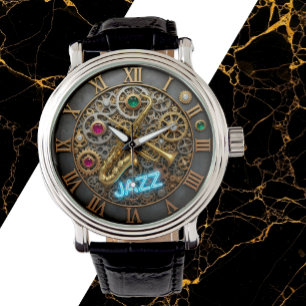Jazz Watch, Neon Light, Trumpet, Saxophone Watch
