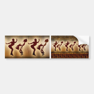 JAZZAMBIA Bumper sticker multicolor