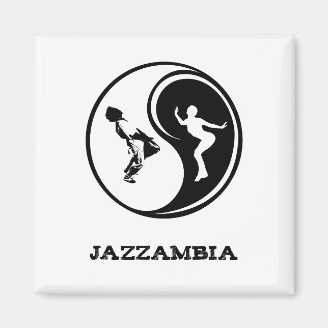 Jazzambia Yin Yang Magnet (Front)