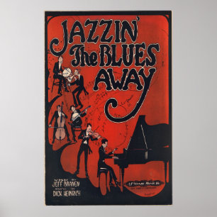 Jazzin the Blues Away Poster