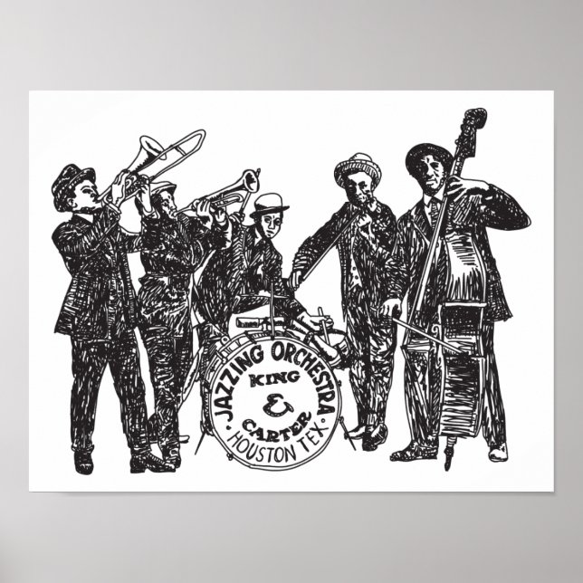 Jazzing Orchestra Poster (Front)