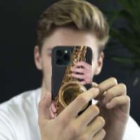 Jazzman Jouer Gold Saxophone Photo