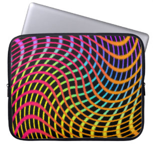 Jazzy Abstract Art Colorful Artsy Laptop Cover
