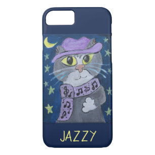 Jazzy Cat Painting iPhone 8/7 Case