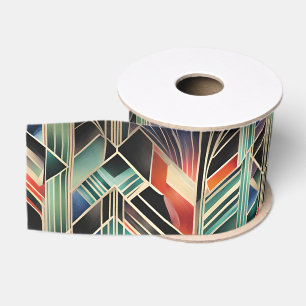 Jazzy Geometric Elegant Classic Boho Geometrical Grosgrain Ribbon