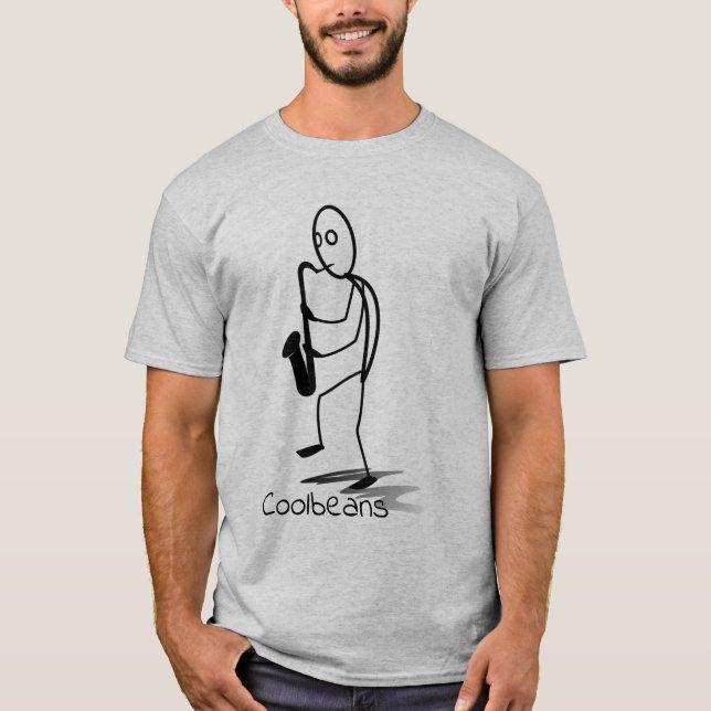 Jazzy Guy - Coolbeans T-Shirt (Front)