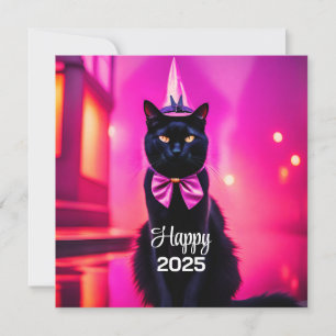 Jazzy Kitty   - Happy 2024 Holiday Card