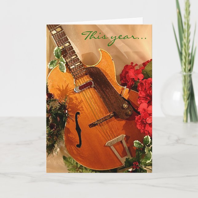 Jazzy Little Christmas card (Front)