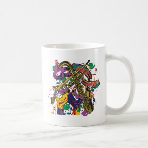 JAZZY Mardis Gras Coffee Mug