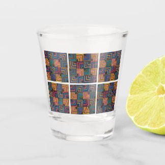 Jazzy Riff Geometric Shot Glass
