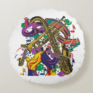 JAZZy Round Pillow