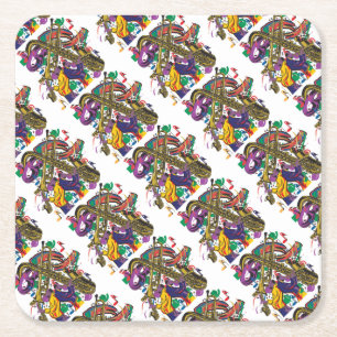 JAZZy Square Paper Coaster