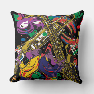 JAZZy Throw Pillow