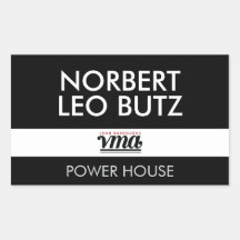 JBHS VMA Black Background with White ALL CAPS Font